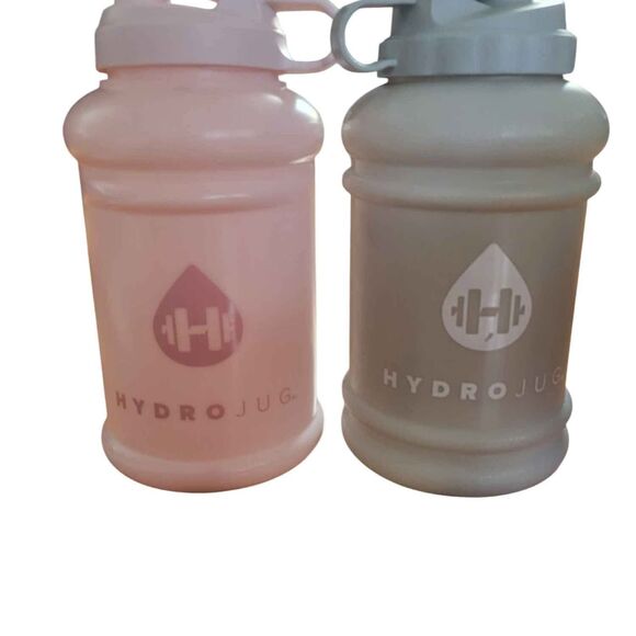 2 HudroJug 1/2 Gallon 73oz. Pro Jug Pink and Gray - Picture 1 of 8